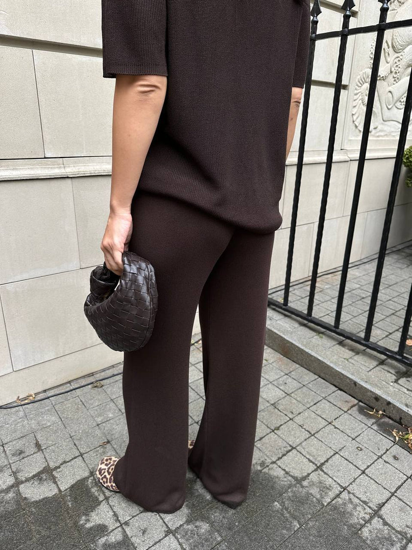 KHAYAL pants, dark chocolate