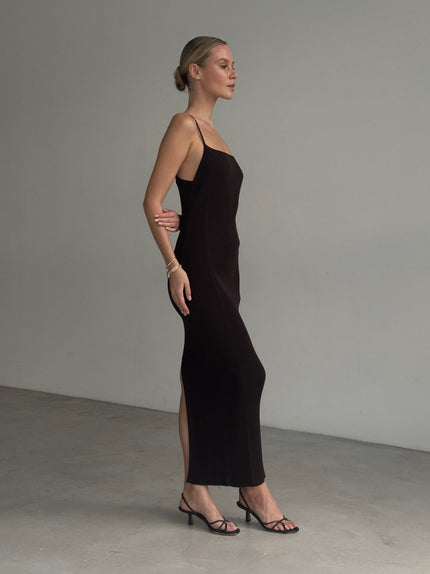 DANIELLA dress, chocolate