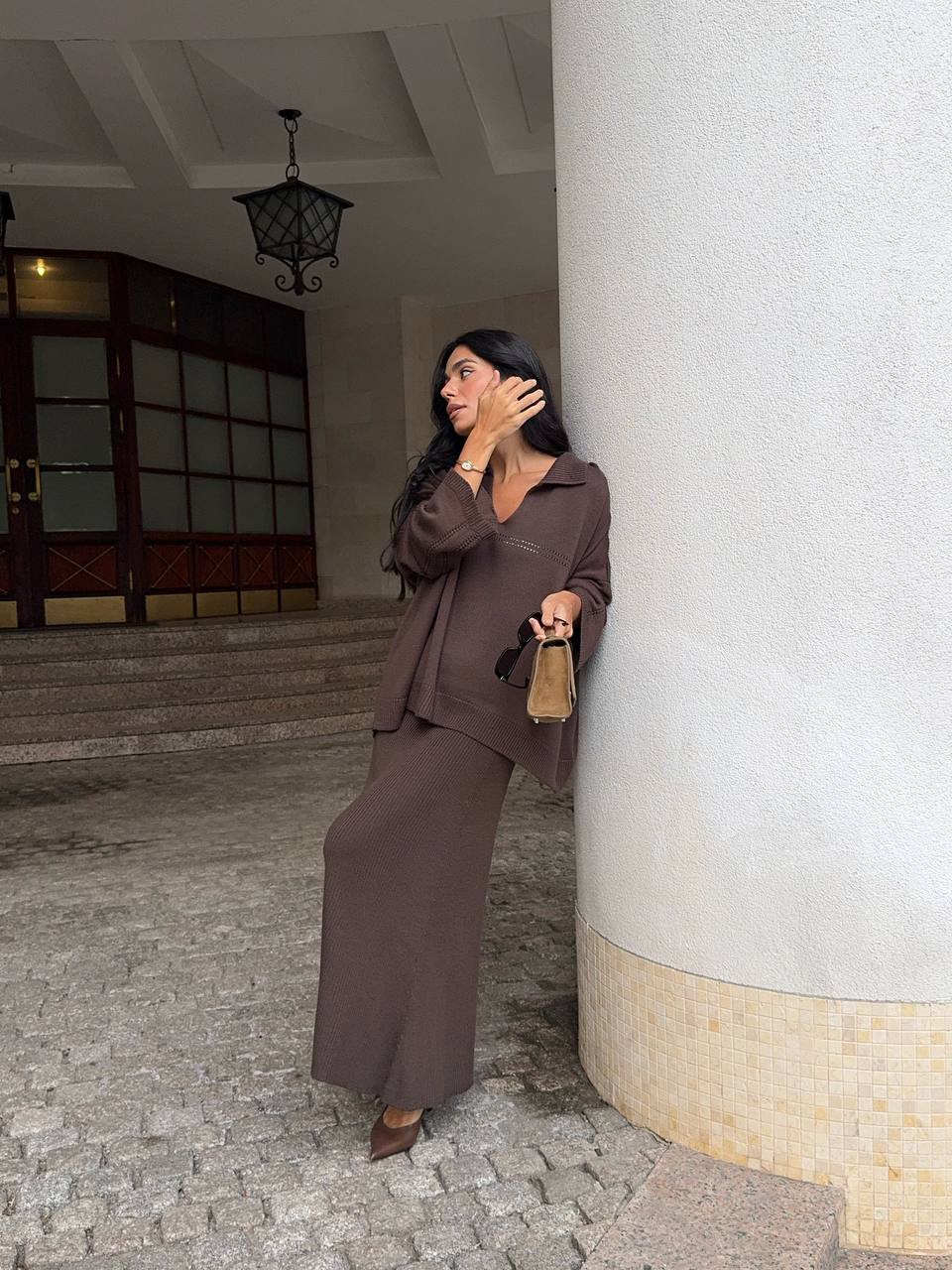 ANDREA jumper, chocolate
