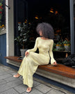 GAYA dress, lemon