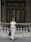 MIU skirt, milk