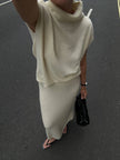 MIU skirt, milk
