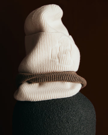 CELESTA cashmere hat, pearl