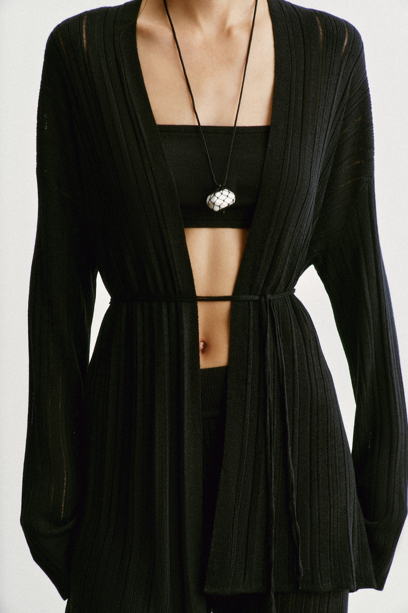 BALI bandeau top, black