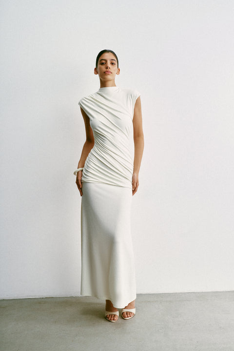 NAOMI dress, milk