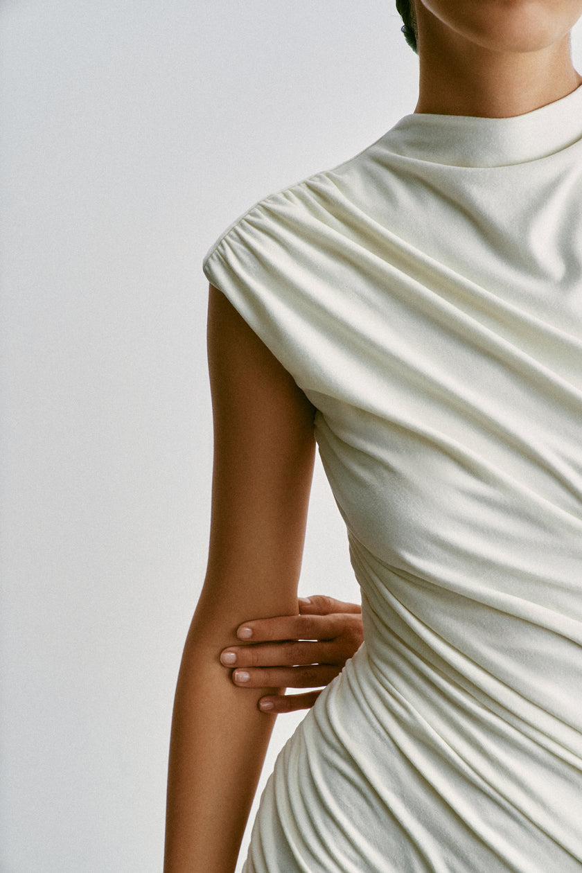 NAOMI dress, milk