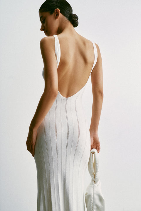 EDEN dress, milk