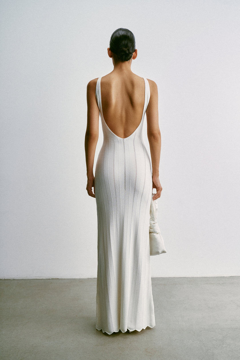 EDEN dress, milk