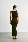 SATI dress, dark chocolate