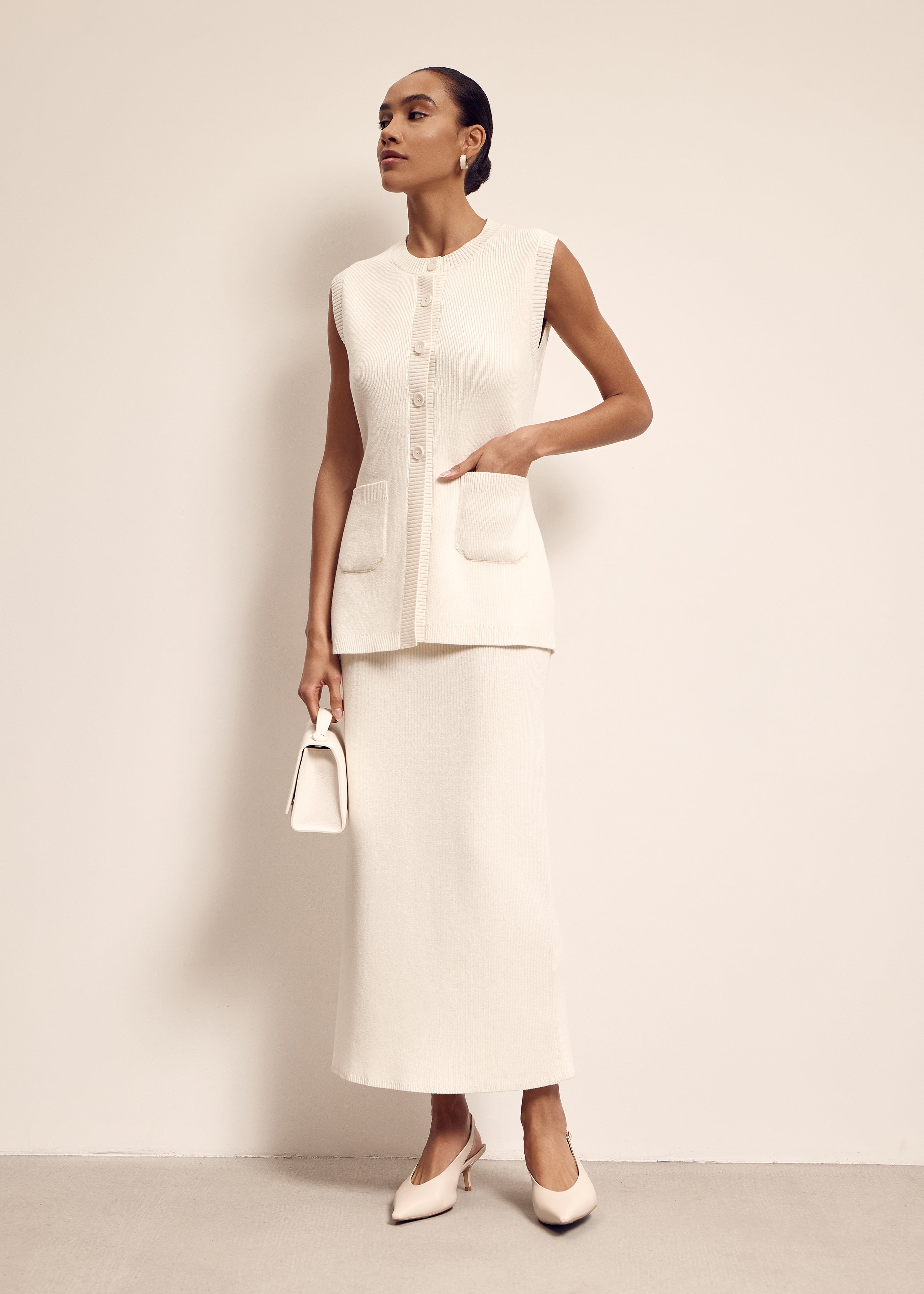 VALERA skirt, milk