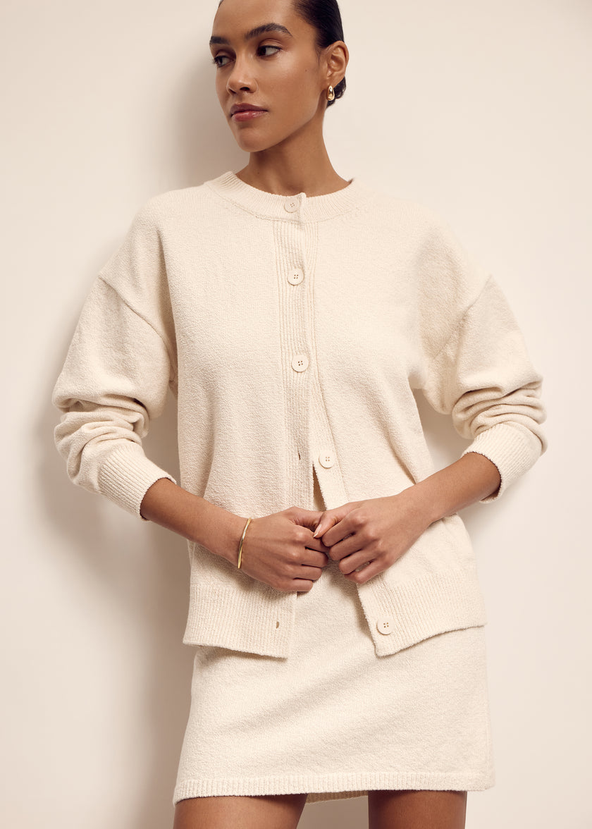 ROMEE cardigan, milk