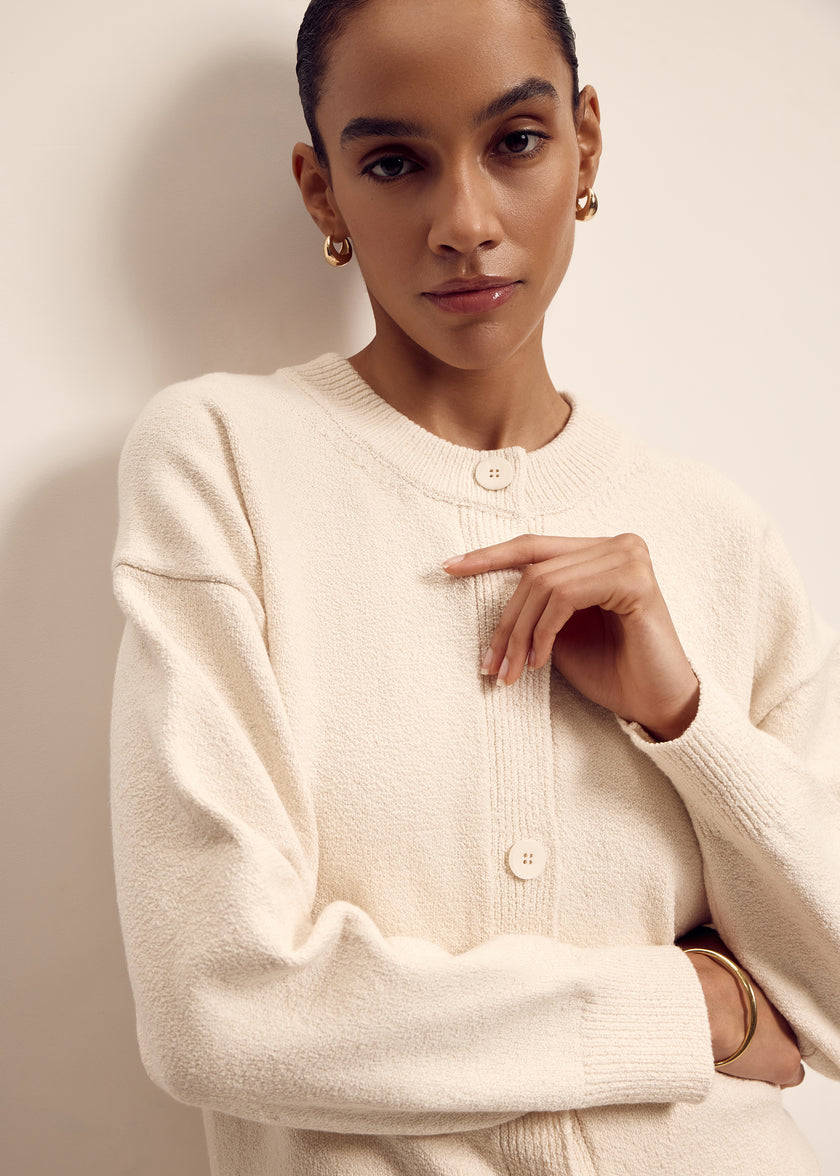 ROMEE cardigan, milk