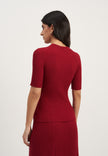 COLETTE top, marsala