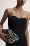 LEO dress in merino wool, black