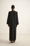 DIORA alpaca long cardigan, black