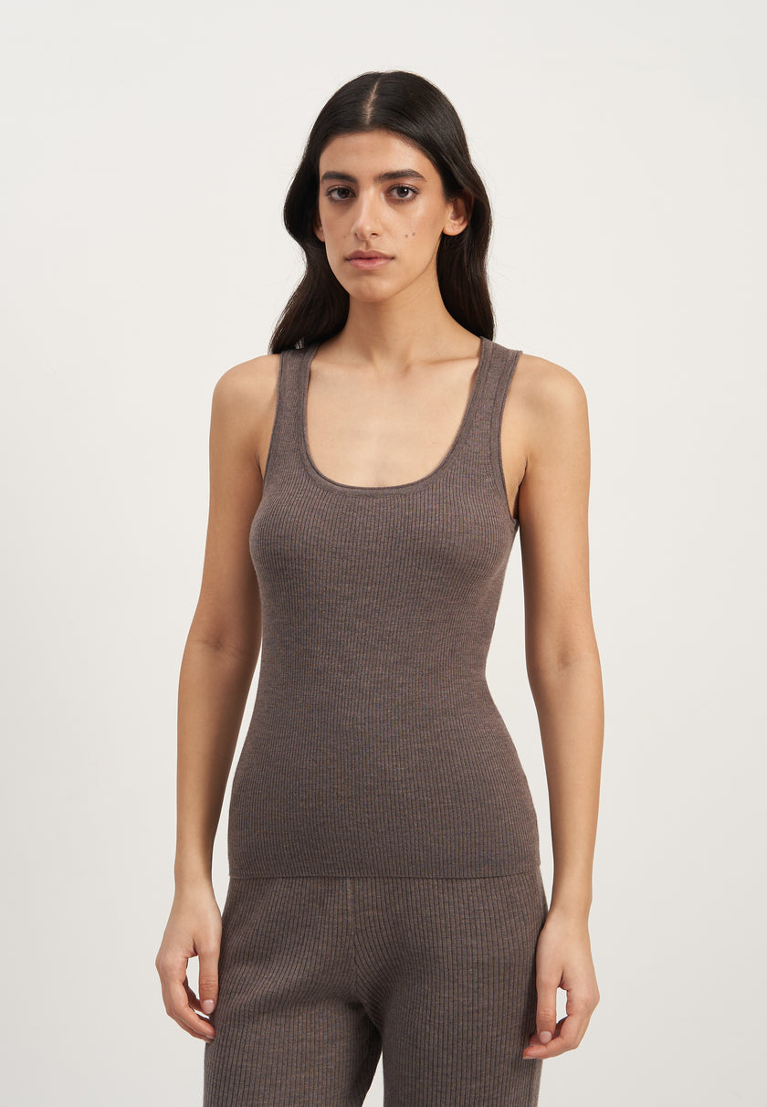 PALOMA top, mocha