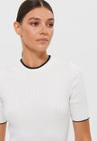 COLETTE top, white