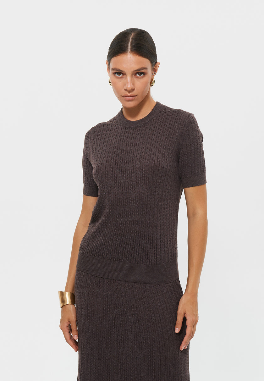 SHANTY jumper, chocolate